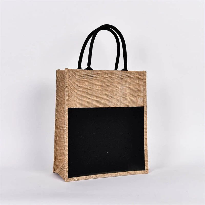 Burlap Grocery Bag